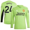 Officiële Voetbalshirt Doelman Manchester United Onana 24 Thuis 2023-24 Lange Mouw - Heren